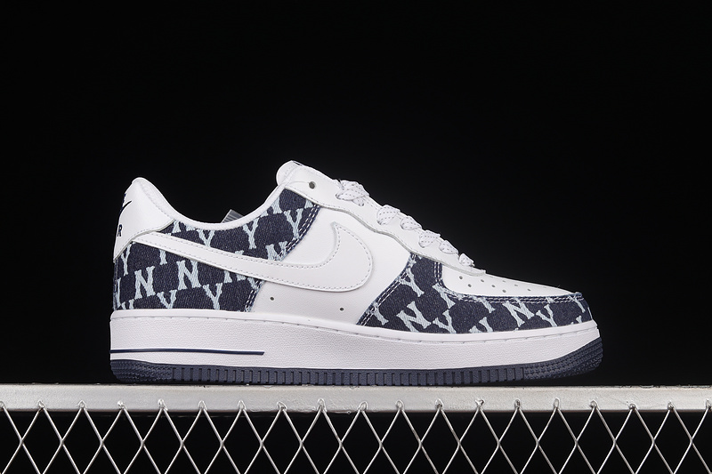 Nike Air Force 1 '07 Low White/White/Dark Blue 21