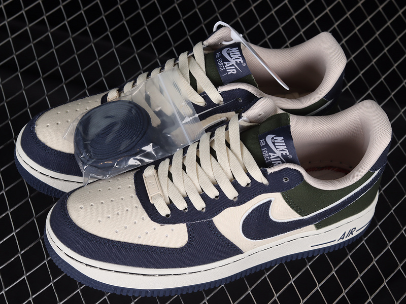 Air Force 1 Low 07 Beige/Green/Dark Blue 21