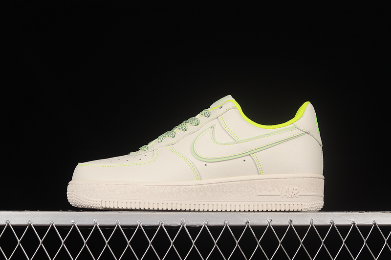 Nike Air Force 1 '07 Low White/White/Yellow 17