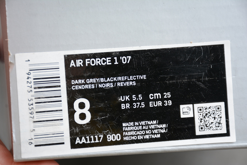 Air Force 1 Low X Reigning Champ Grey/White 25