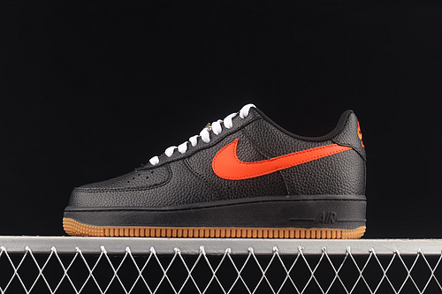 Air Force 1 Low 07 Black/Black/Red 27