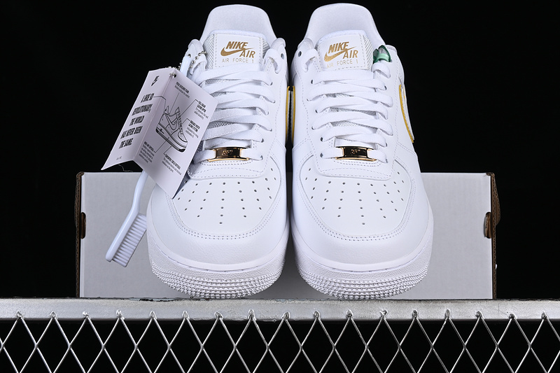 Nike Air Force 1 '07 Ess White/Gold 9