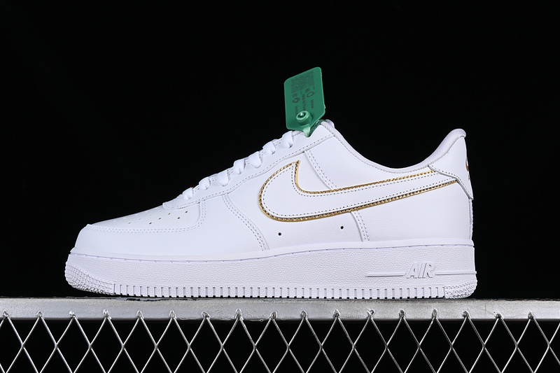 Nike Air Force 1 '07 Ess White/Gold 11