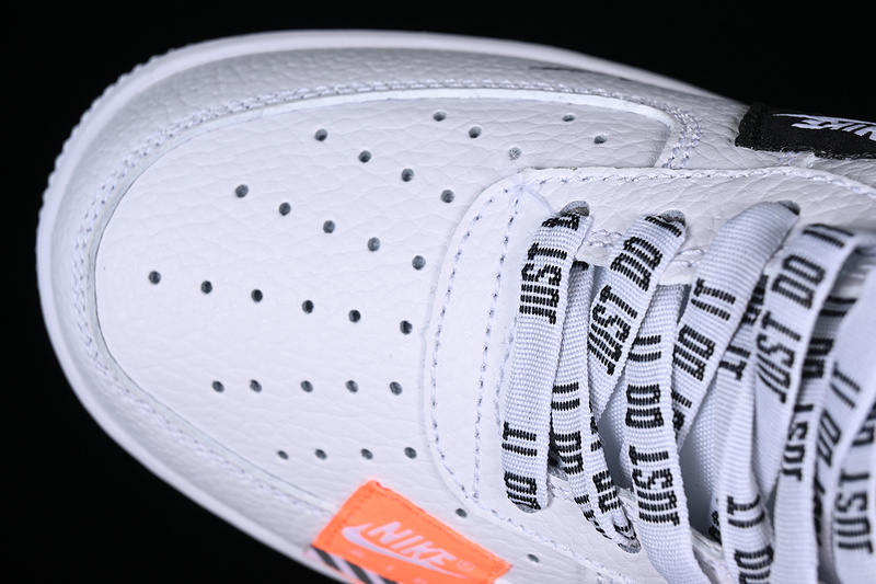 Nike Air Force 1 '07 Low Just Do It White/Black/Orange 3