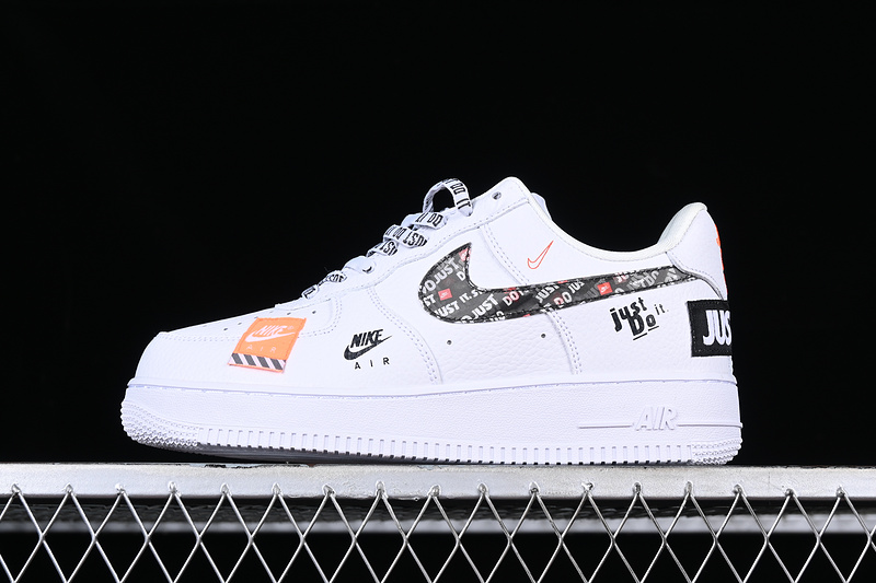 Nike Air Force 1 '07 Low Just Do It White/Black/Orange 27