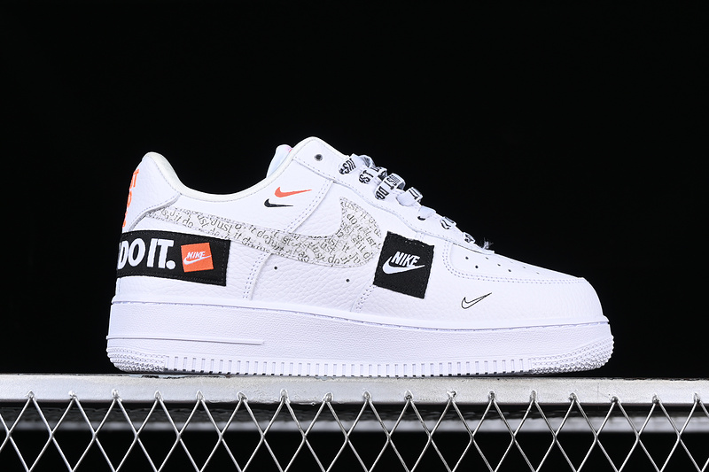 Nike Air Force 1 '07 Low Just Do It White/Black/Orange 29