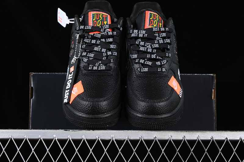 Nike Air Force 1 '07 Low Just Do It Black/White/Orange 23