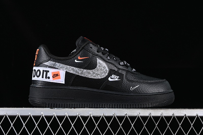 Nike Air Force 1 '07 Low Just Do It Black/White/Orange 27