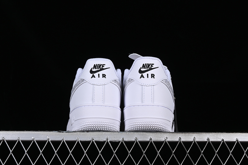 Nike Air Force 1 '07 Low Just Do It White/Grey/Black 3