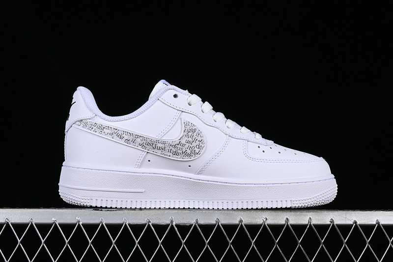 Nike Air Force 1 '07 Low Just Do It White/Grey/Black 7