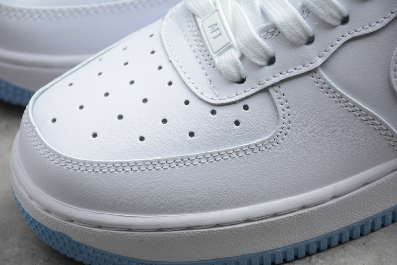 Air Force 1 Low Gs White/Hydrogen Blue 7