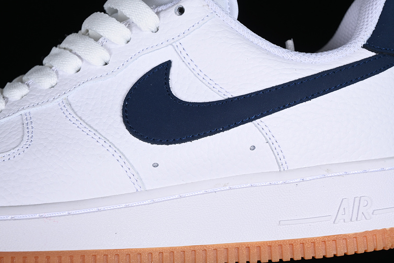 Air Force 1 Low Obsidian Gum White/University Red-Gum Medium Brown-Obsidian 27