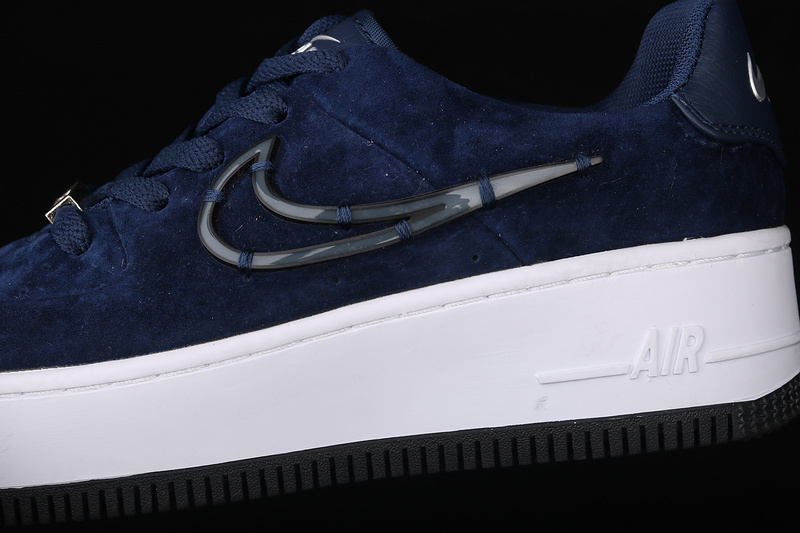 Air Force 1 Sage Low Navy Blue/White/Navy Blue 3