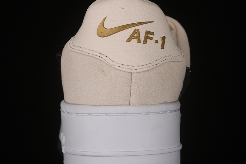 Air Force 1 Sage Low Lx Light Cream/Black/Metallic Gold/White 5