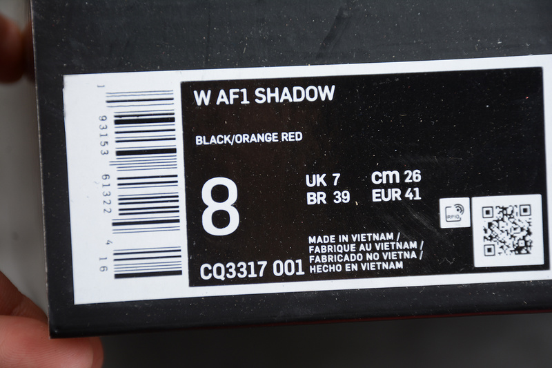 Air Force 1 Shadow Halloween Black/Orange 23