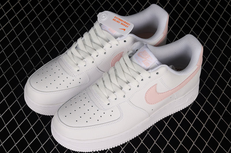 Air Force 1 Low 07 Gs White/White/Pink Foam 9