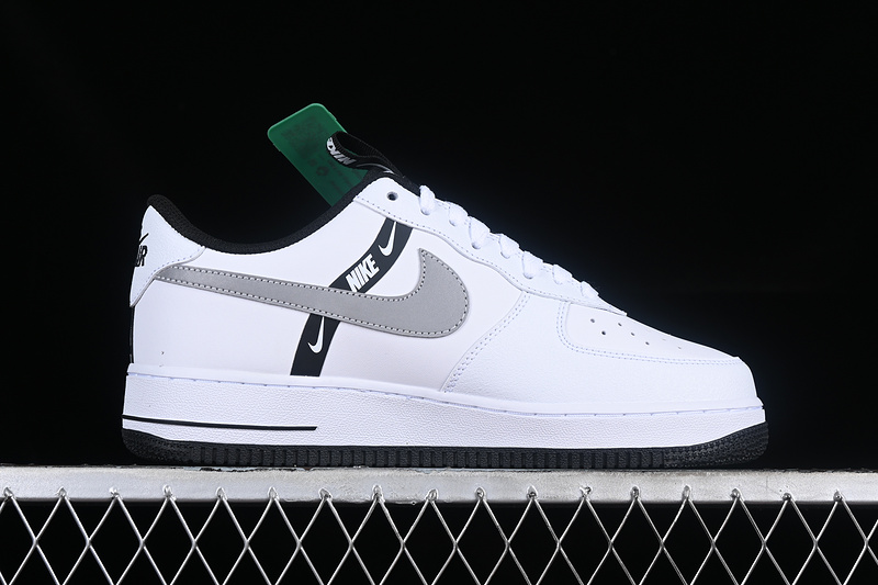 Nike Air Force 1 '07 Low Ksa White/Black/Reflect Silver 3