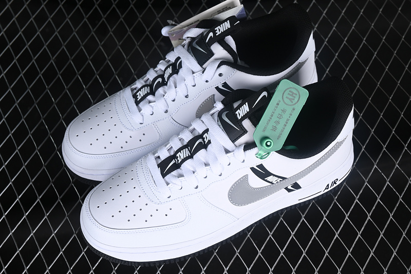 Nike Air Force 1 '07 Low Ksa White/Black/Reflect Silver 9