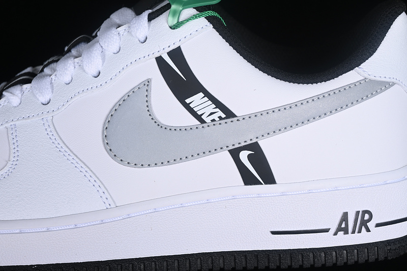 Nike Air Force 1 '07 Low Ksa White/Black/Reflect Silver 19