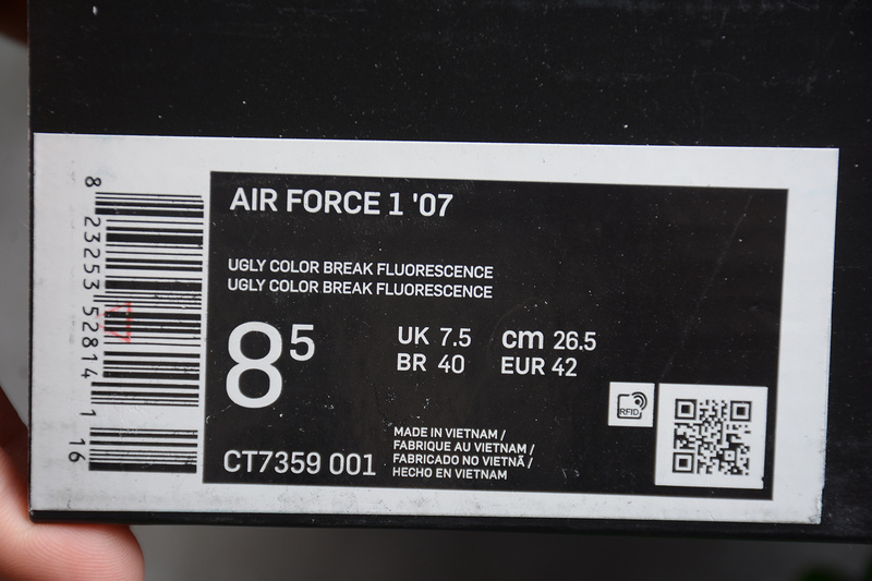 Air Force 1 Low Vandalized Joker Black/White 11