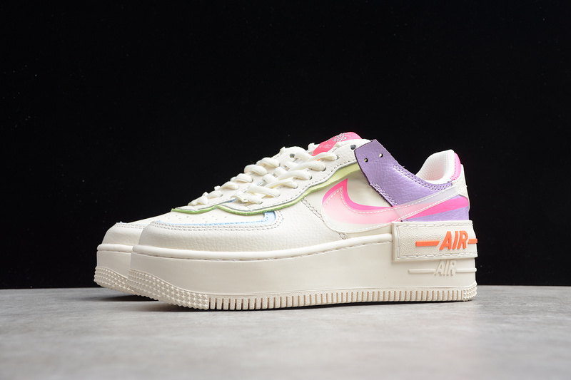 Air Force 1 Low Shadow White/Pink/Purple 3