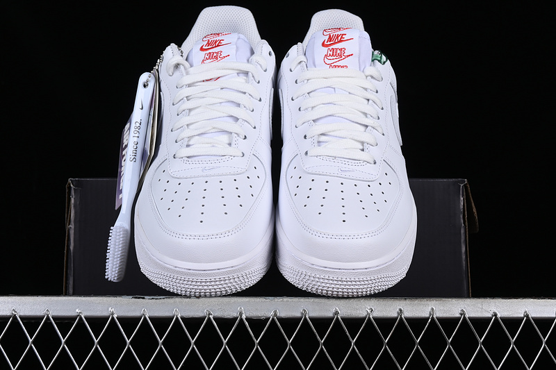 Nike Air Force 1 '07 Low White/Green/Red 23