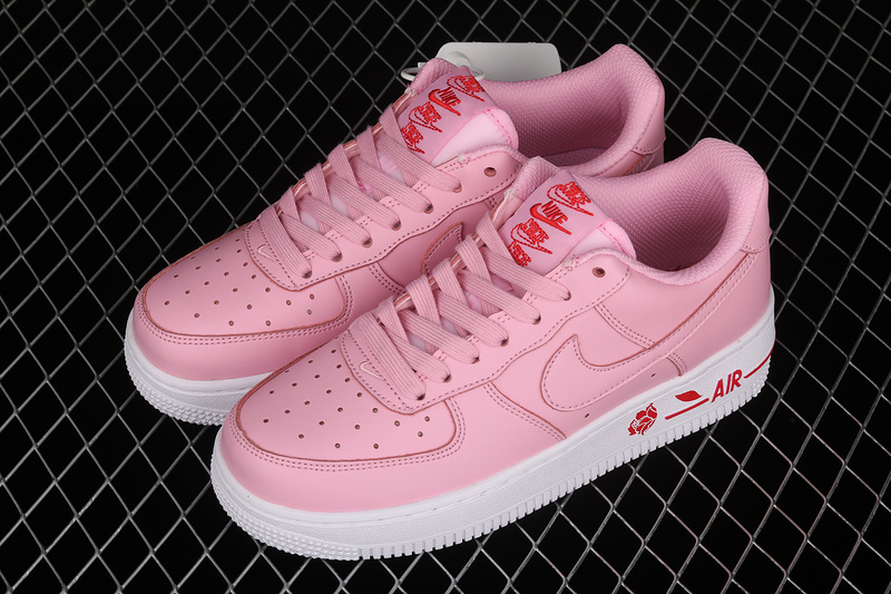 Air Force 1 Low 07 Lx Thank You Plastic Bag Pink Foam/Pink Foam/University Red 17