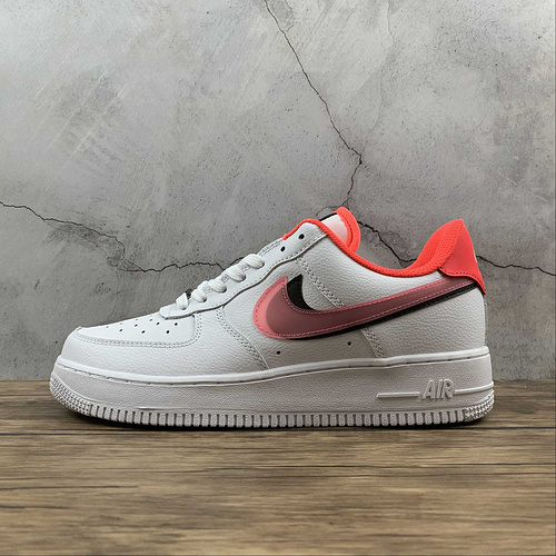 Air Force 1 Low Lv8 Gs Double Swoosh White/Black/Bright Crimson 11