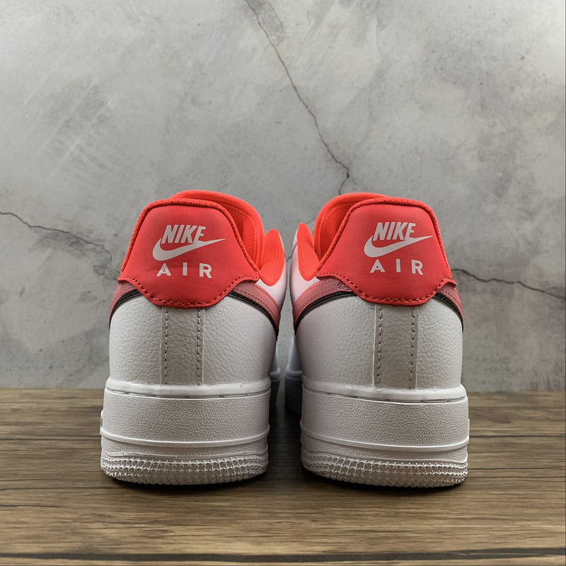 Air Force 1 Low Lv8 Gs Double Swoosh White/Black/Bright Crimson 15