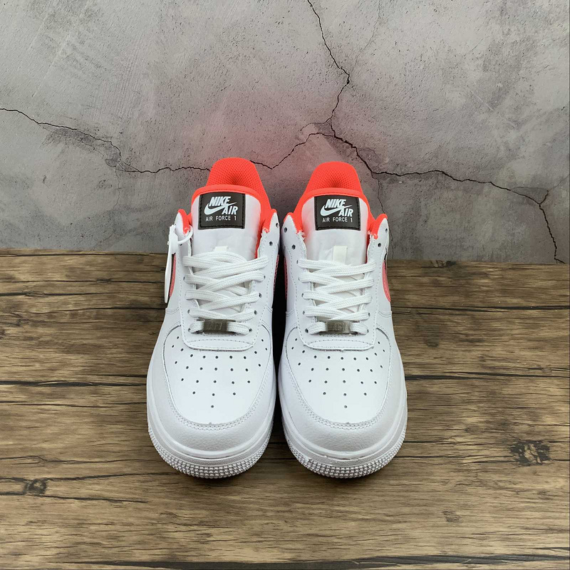 Air Force 1 Low Lv8 Gs Double Swoosh White/Black/Bright Crimson 27