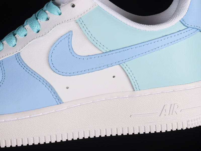 Nike Air Force 1 '07 Low Green/White/Blue 27