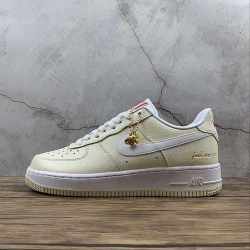 Air Force 1 Low Popcorn Coconut Milk/White-University Red 13