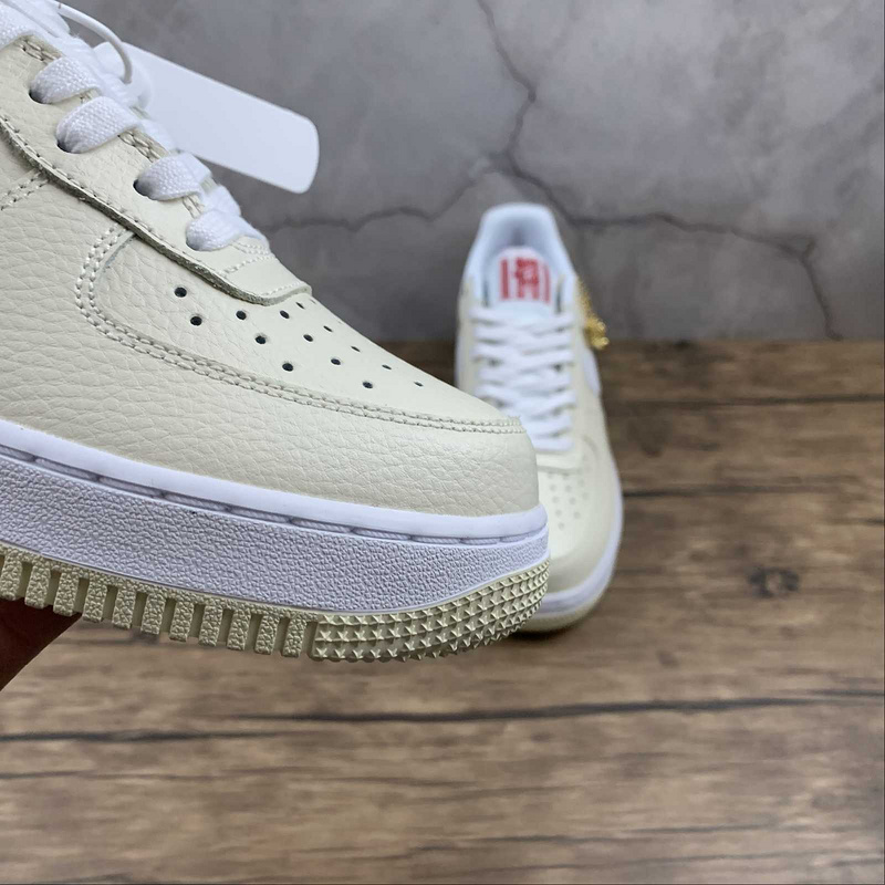 Air Force 1 Low Popcorn Coconut Milk/White-University Red 19