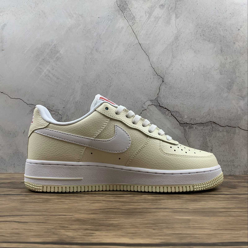 Air Force 1 Low Popcorn Coconut Milk/White-University Red 33