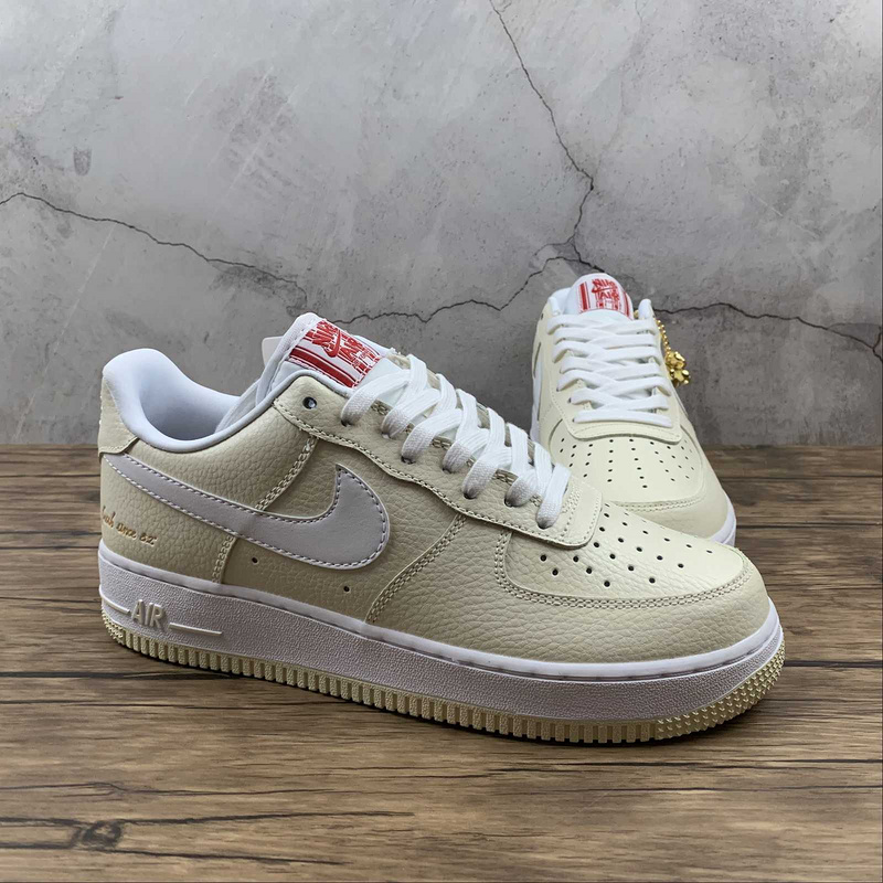 Air Force 1 Low Popcorn Coconut Milk/White-University Red 35