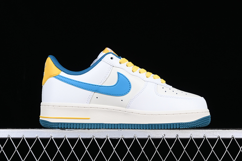 Nike Air Force 1 '07 Low White/Blue/Off White/Orange 21