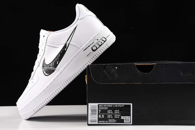 Air Force 1 Low Sketch Pack White/Black-White 17