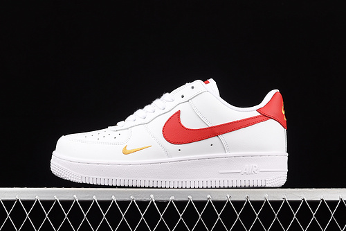 Air Force 1 Low 07 Essential White/Gym Red/Gold 3