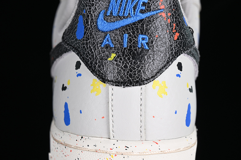 Nike Air Force 1 '07 Low Lv8 Paint Splatter Light Bone Light Bone/Black 13