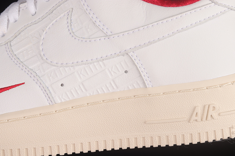 Nike Air Force 1 '07 Low X Kith White/White/Red 17