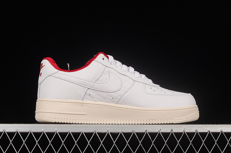 Nike Air Force 1 '07 Low X Kith White/White/Red 23