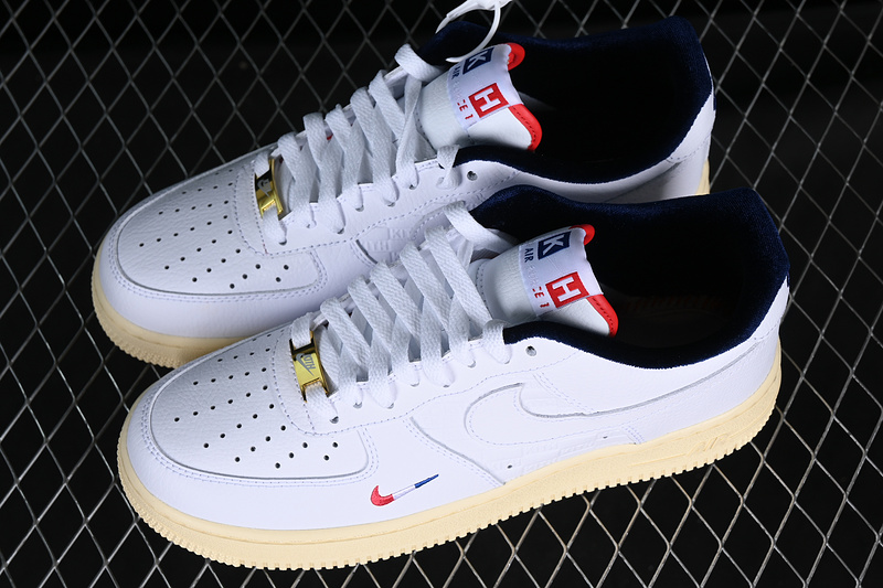 Kith Nike Air Force 1 '07 Low France White/Black/Yellow 7