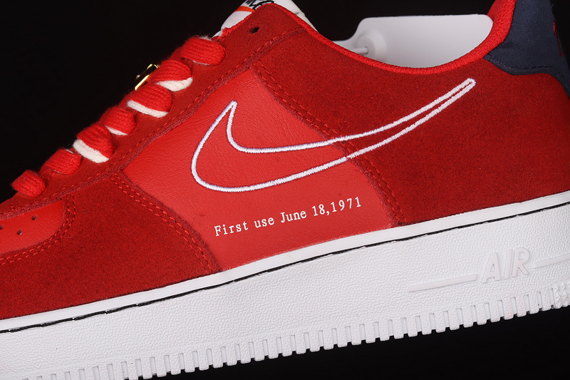 Air Force 1 Low 07 Lv8 First Use University Red/White/Deep Royal Blue 25