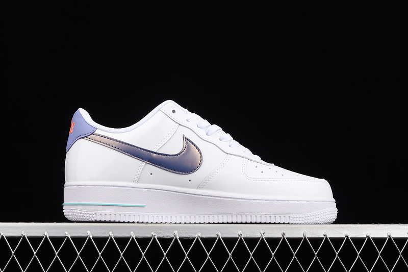 Air Force 1 Low Lv8 1 Gs White/Light Thistle/Copa/Dark Purple Dust 7