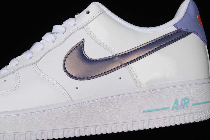 Air Force 1 Low Lv8 1 Gs White/Light Thistle/Copa/Dark Purple Dust 13