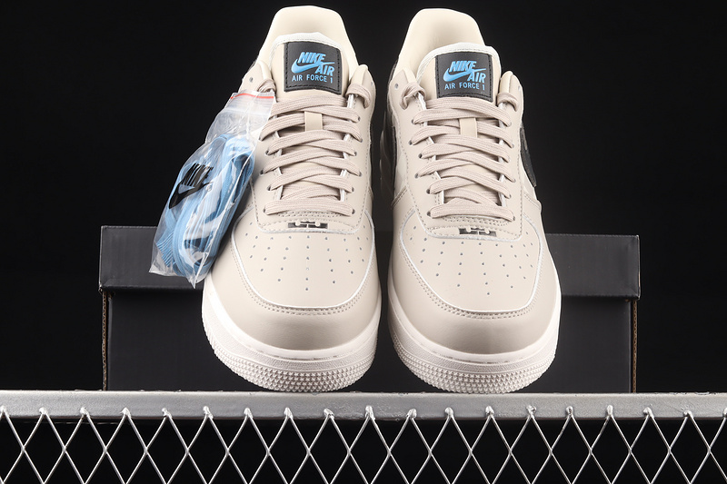 Lebron James X Air Force 1 Strive For Greatness Beige/Black/Blue 29