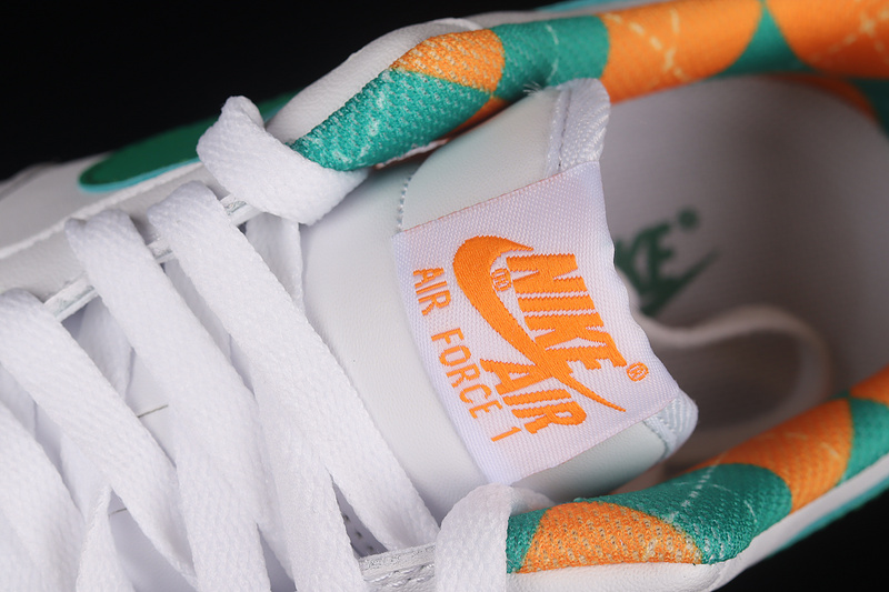 Nike Air Force 1 '07 Low White/Green/Orange 11