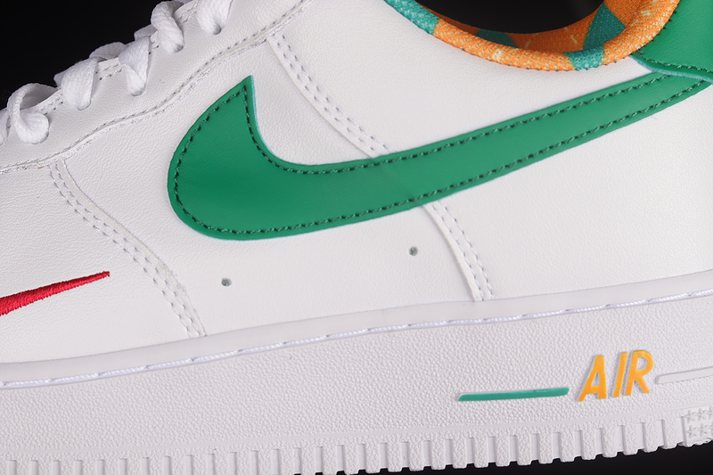 Nike Air Force 1 '07 Low White/Green/Orange 21