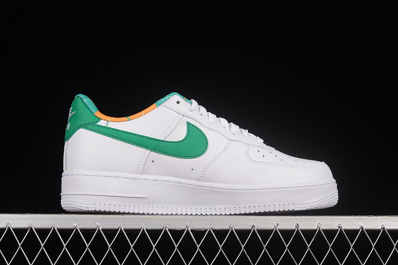 Nike Air Force 1 '07 Low White/Green/Orange 25