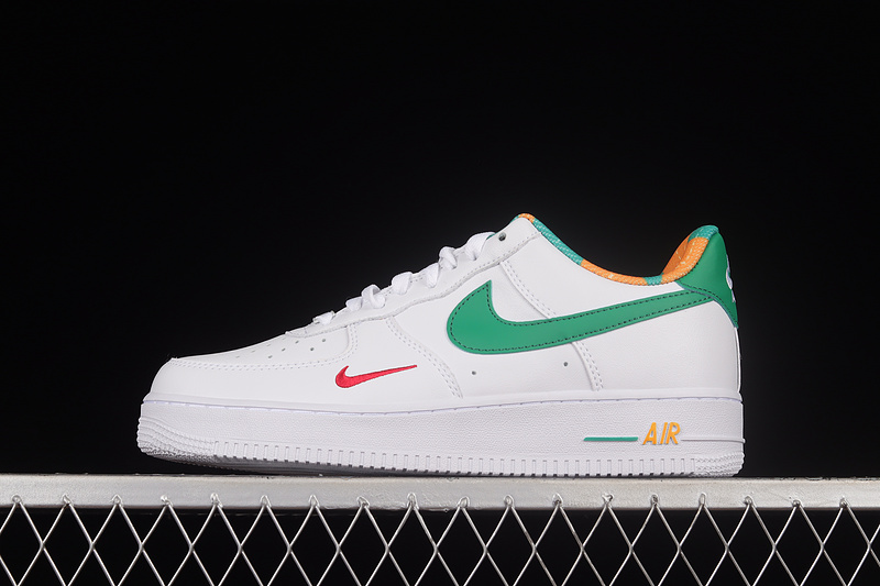 Nike Air Force 1 '07 Low White/Green/Orange 27